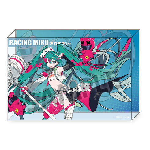 『初音ミク レーシングミク 2025』キービジュアル2 Ver. アクリルブロック